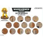 FIGURINES CITADEL SECTOR IMPERIALIS : 32MM ROUND BASES 66-91
