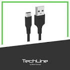 CHARGEUR TACHLINE CABLE TYPE USBA VERS USB-C 1M TECHCABTCBK