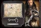 PLAQUE THE NOBLE COLLECTION MAP AND KEY OF THORIN OAKSHIELD