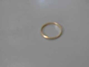 BOUCLE RONDE OR 750 MILLIEME (18CT) 1.69