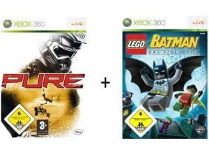 JEU CONSOLE XBOX 360 BIPACK LEGO BATMAN + PURE