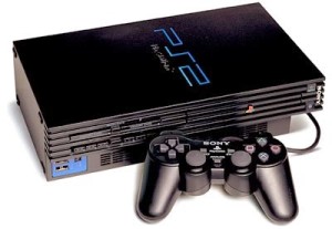 CONSOLE SONY PS2 FAT COMPACT DISC ONLY AVEC MANETTE