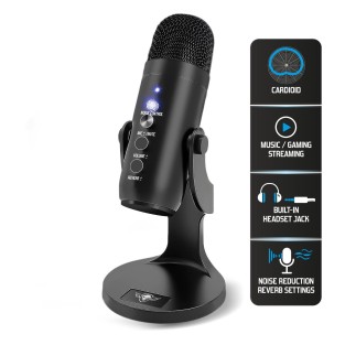 Microphone gaming USB GXT 212 Mico Noir TRUST : le microphone à Prix  Carrefour