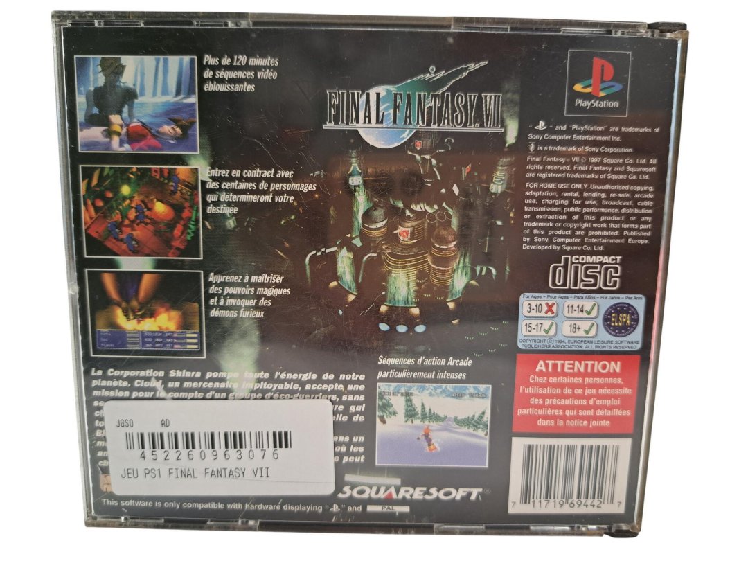 Jeu final fantasy vii