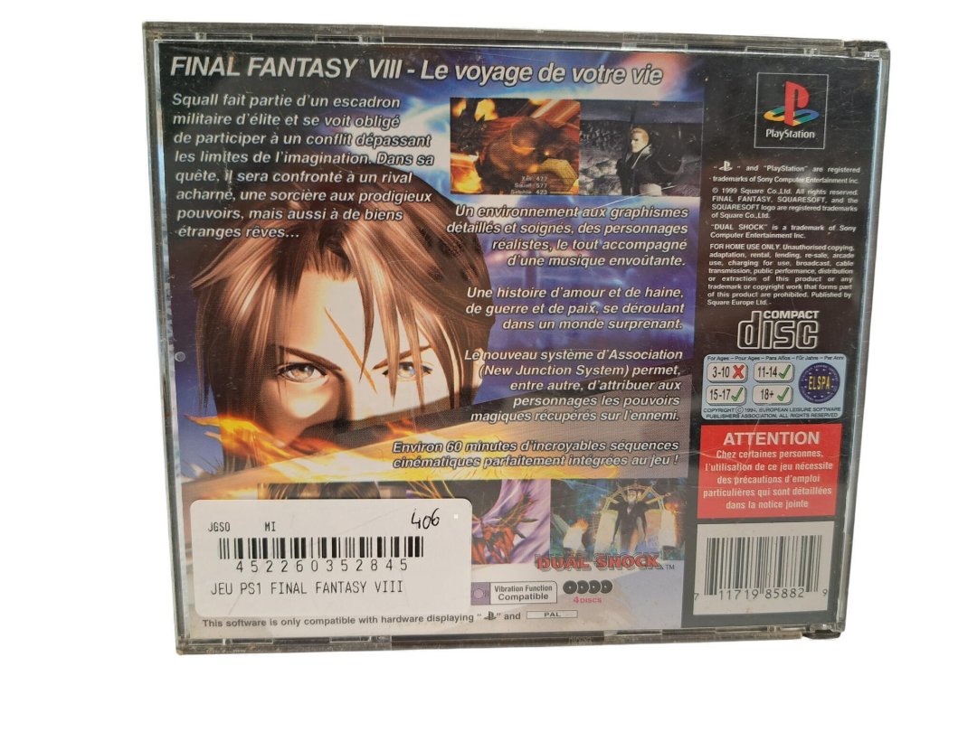 Jeu final fantasy viii