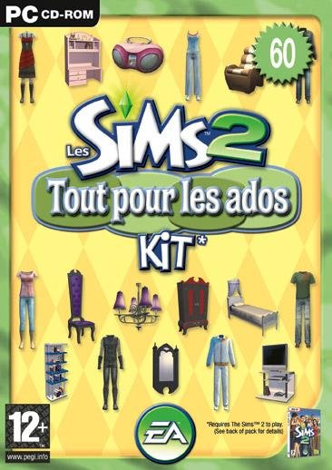 Jeu les sims 2 kit : tout pour les ados