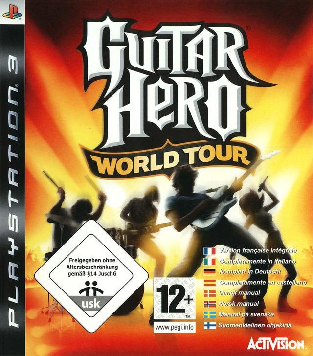 Jeu guitar hero : world tour