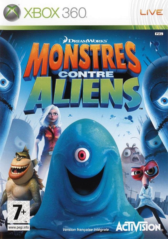 Jeu monstres contre aliens