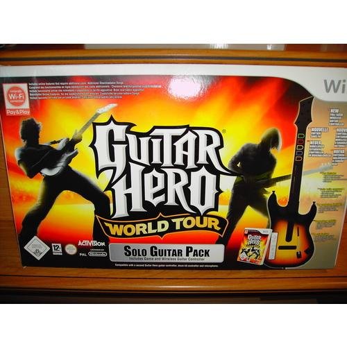 Jeu guitar hero : world tour avec guitare