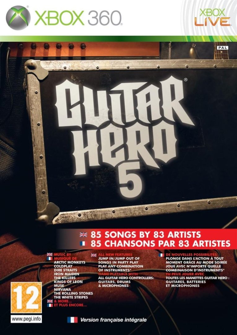 Jeu guitar hero 5
