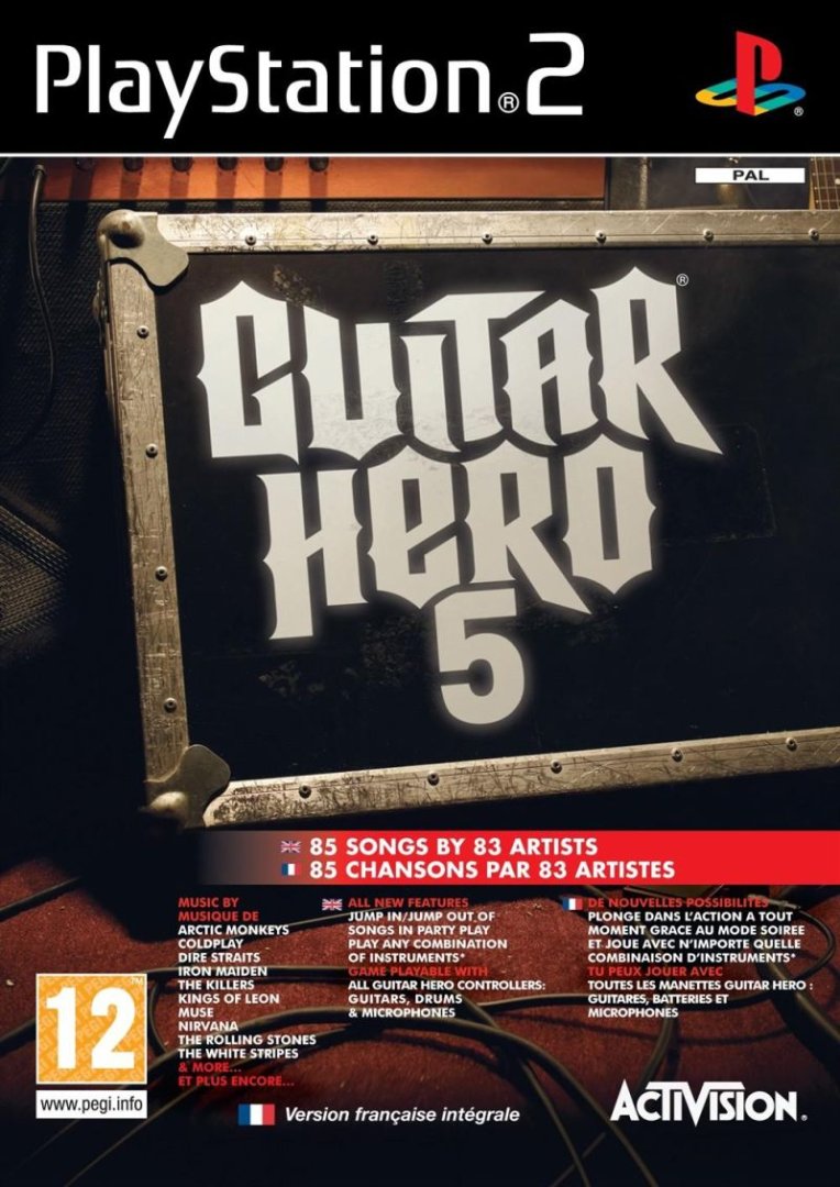 Jeu guitar hero 5