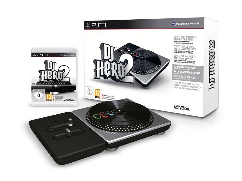 Jeu dj hero 2 avec la platine