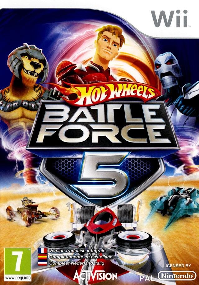 Jeu hot wheels : battle force 5