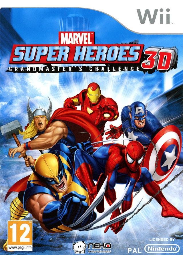 Jeu marvel super heroes 3d : grandmaster's challenge