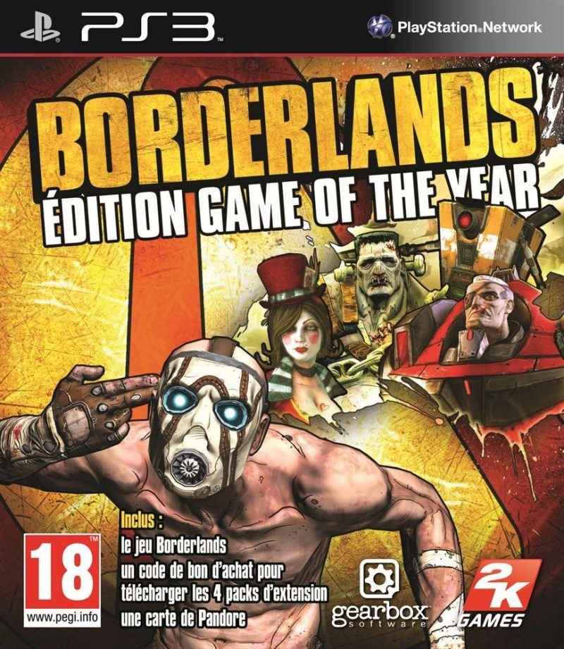 Jeu borderlands game of the year edition