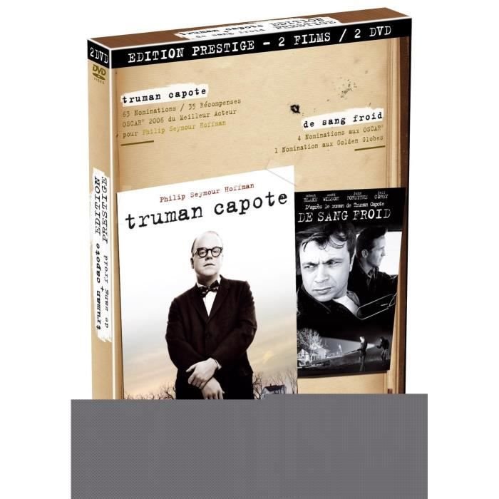 Truman capote + de sang froid - edition prestige