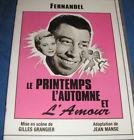 Le printemps, l'automne et l'amour