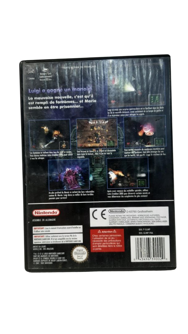 Jeu luigi's mansion