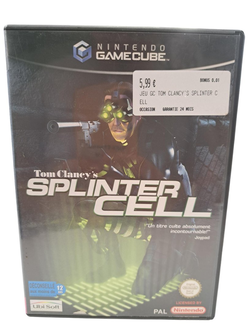 Jeu tom clancy's splinter cell