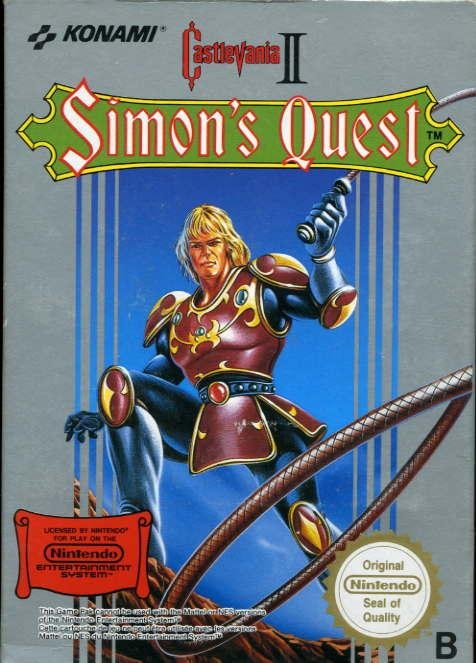 Jeu castlevania ii: simon's quest