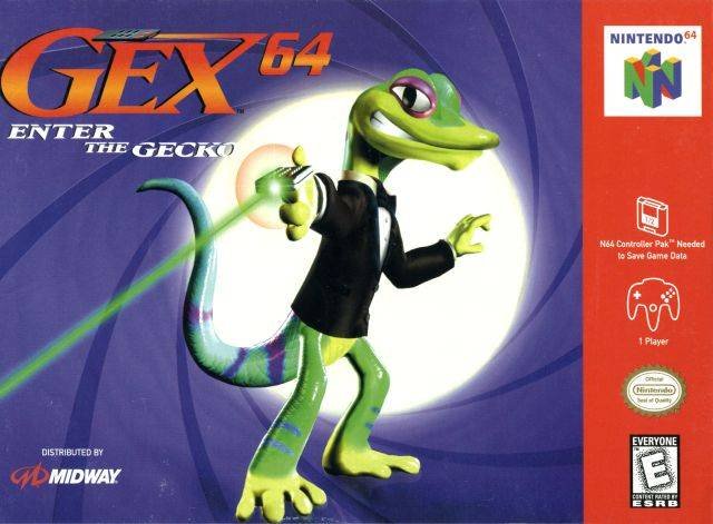 Jeu gex 64: enter the gecko