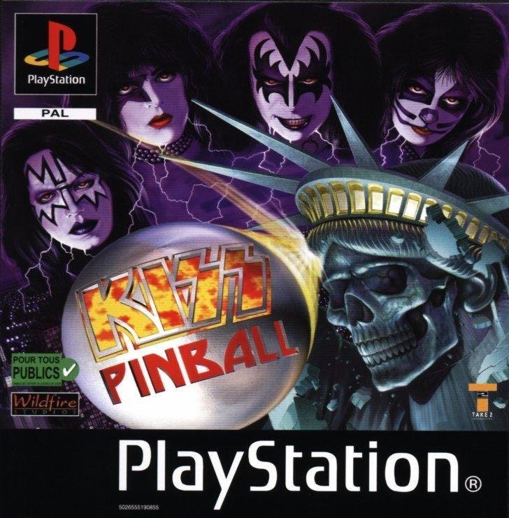 Jeu kiss pinball