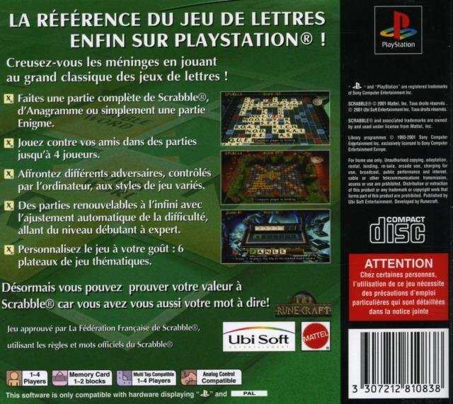 Jeu scrabble