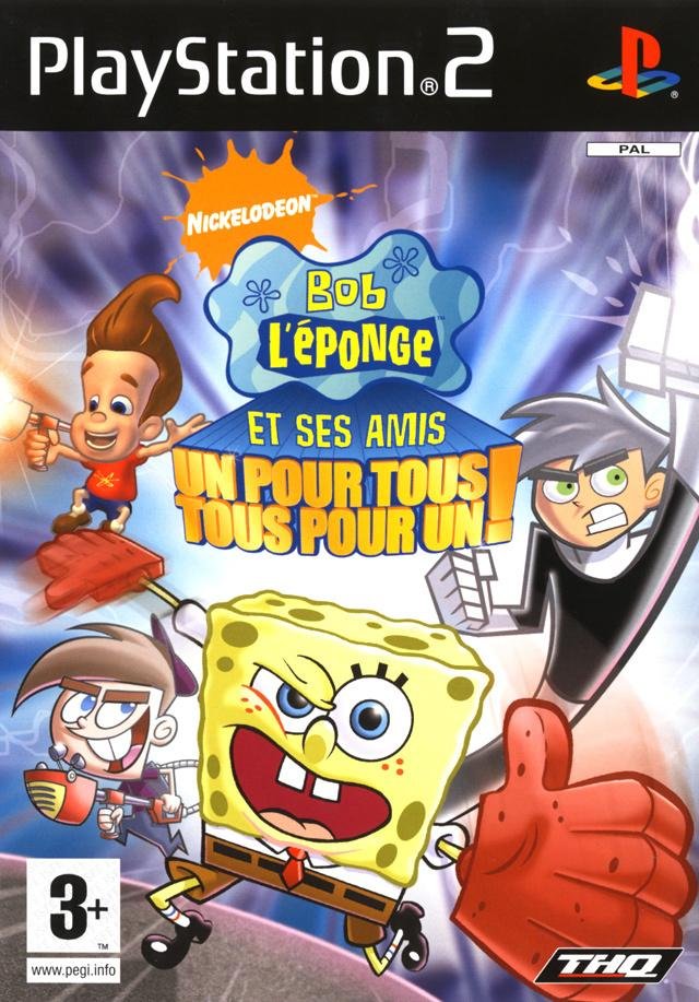 Jeu bob l' eponge et ses amis: un pour tous, tous pour un!