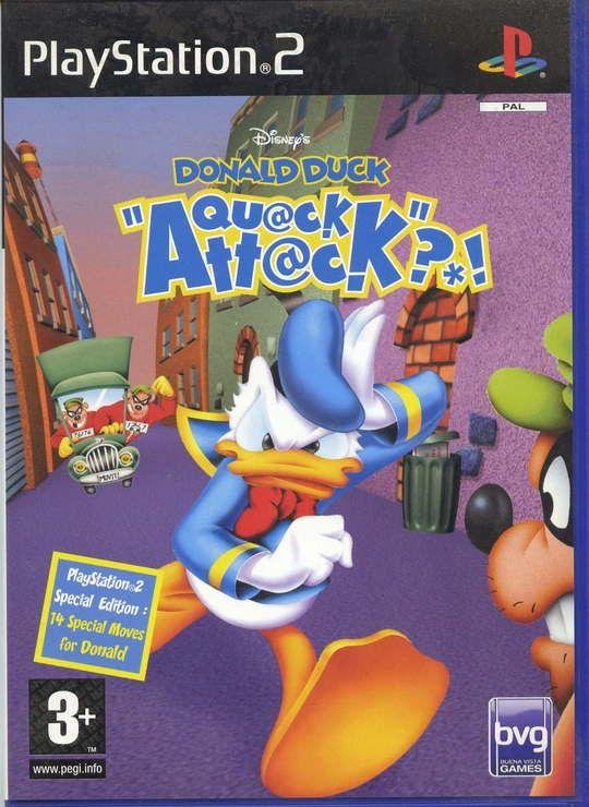 Jeu donald duck: quack attack platinum