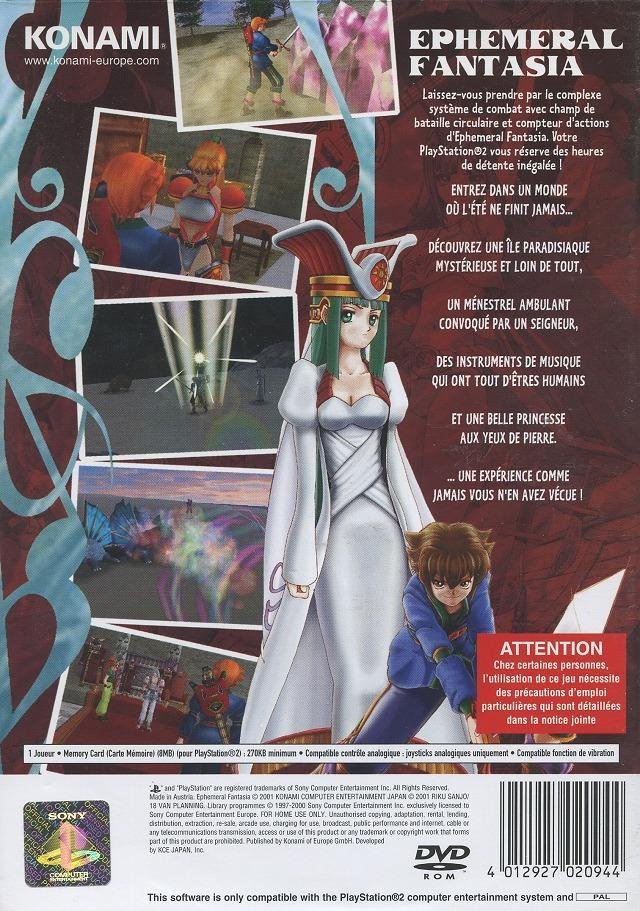 Jeu ephemeral fantasia