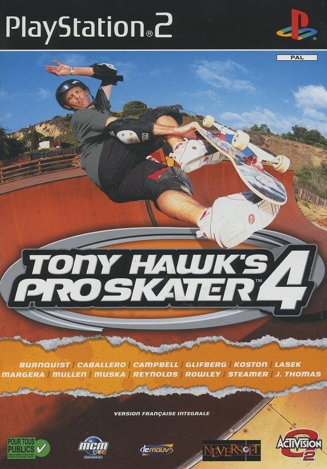 Jeu tony hawk's pro skater 4