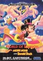 Jeu world of illusion starring disney\'s mickey mouse & donald duck