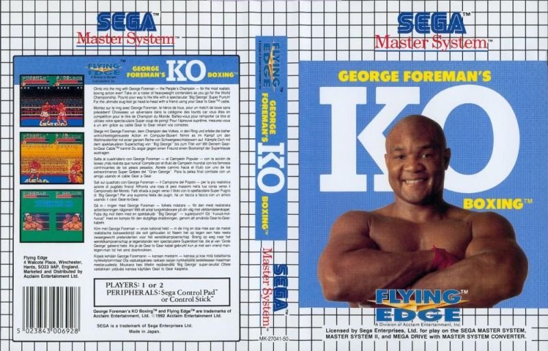 Jeu george foreman's ko boxing