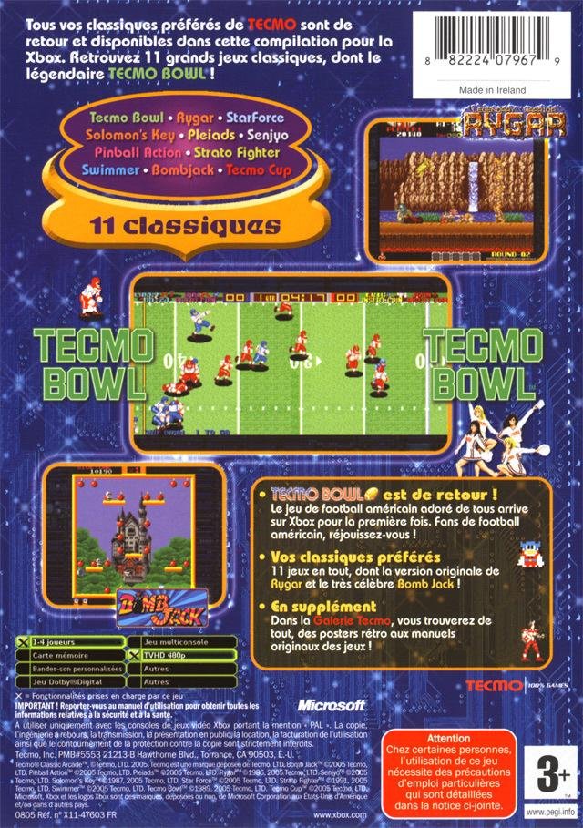Jeu tecmo classic arcade