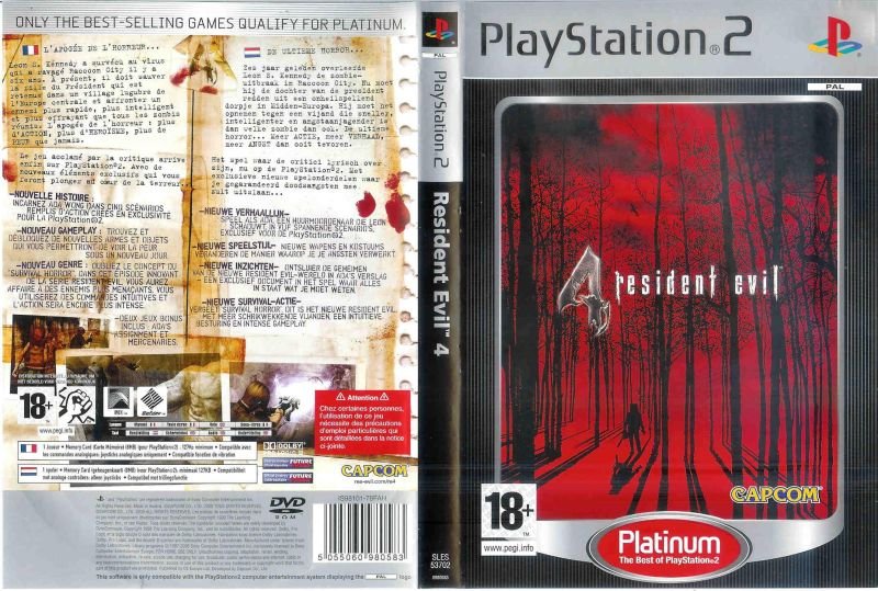 Jeu resident evil 4 platinum