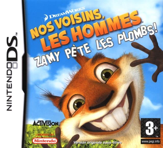 Jeu nos voisins, les hommes : zamy pete les plombs!