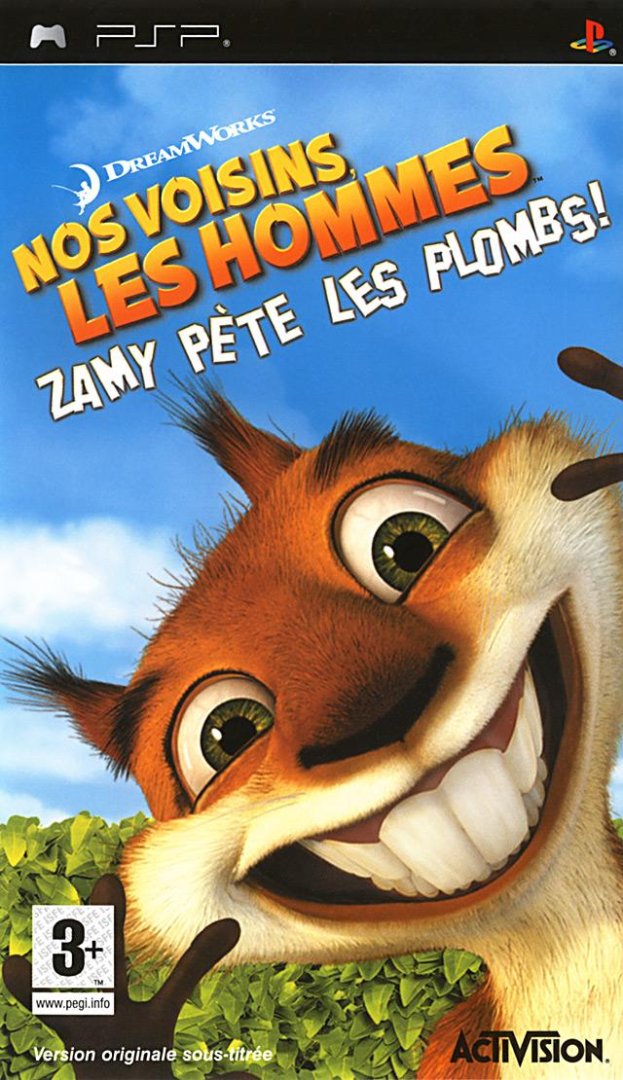 Jeu nos voisins, les hommes : zamy pete les plombs!