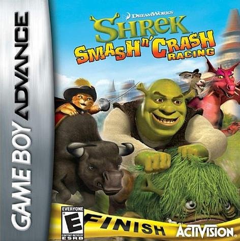 Jeu shrek smash n' crash racing