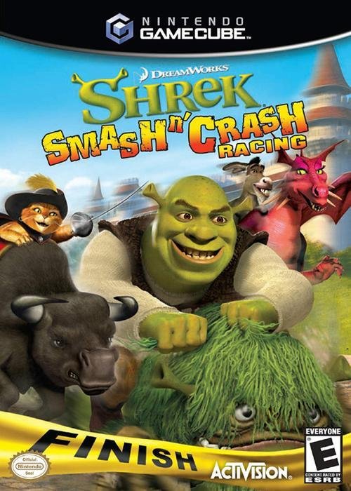 Jeu shrek smash n' crash racing