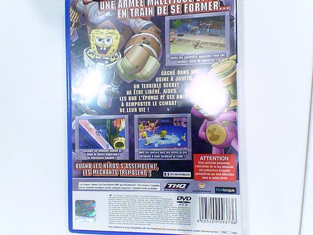 Jeu bob l' eponge et ses amis contre les robots jouets