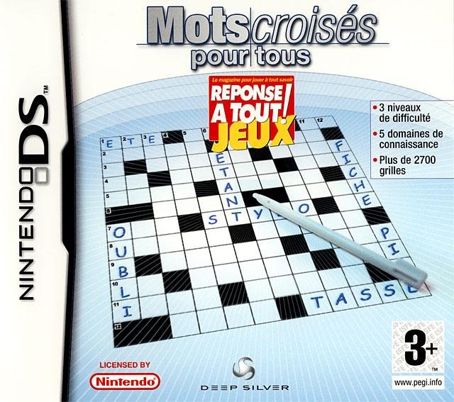 Mots croises pour tous : reponses a tout jeux