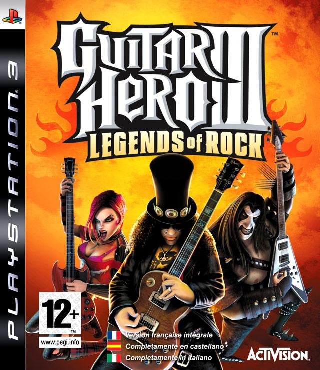 Jeu guitar hero iii: legends of rock + guitare