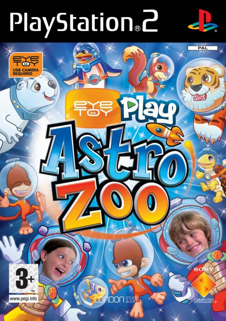Jeu eyetoy: play astro zoo (bundle)