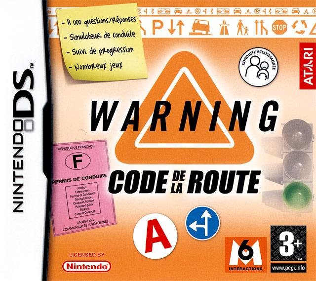 Jeu warning : le code de la route interactif