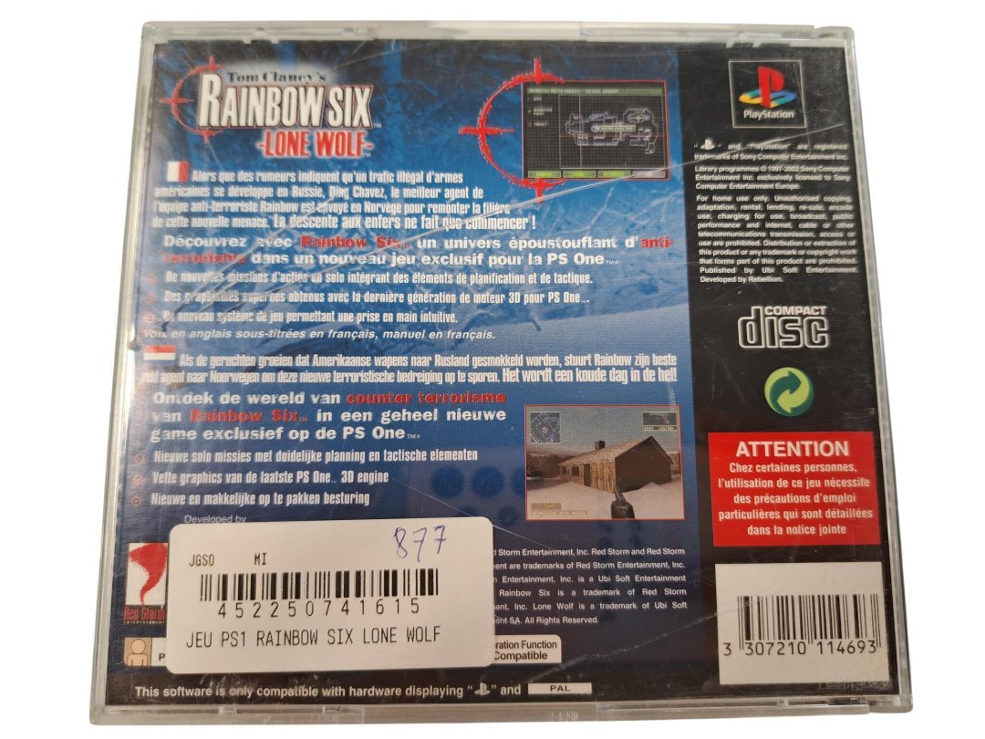 Jeu rainbow six lone wolf