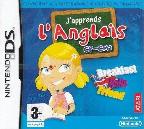 Jeu j'apprends l'anglais cp - cm1