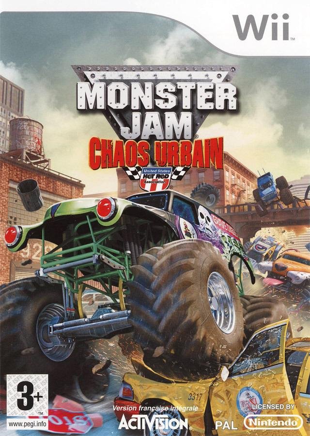 Jeu monster jam : chaos urbain