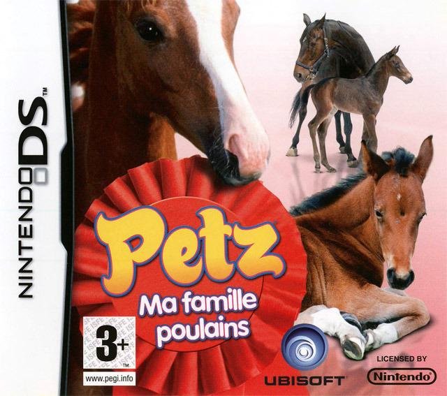 Jeu petz : ma famille poulains