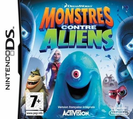 Jeu monstres contre aliens