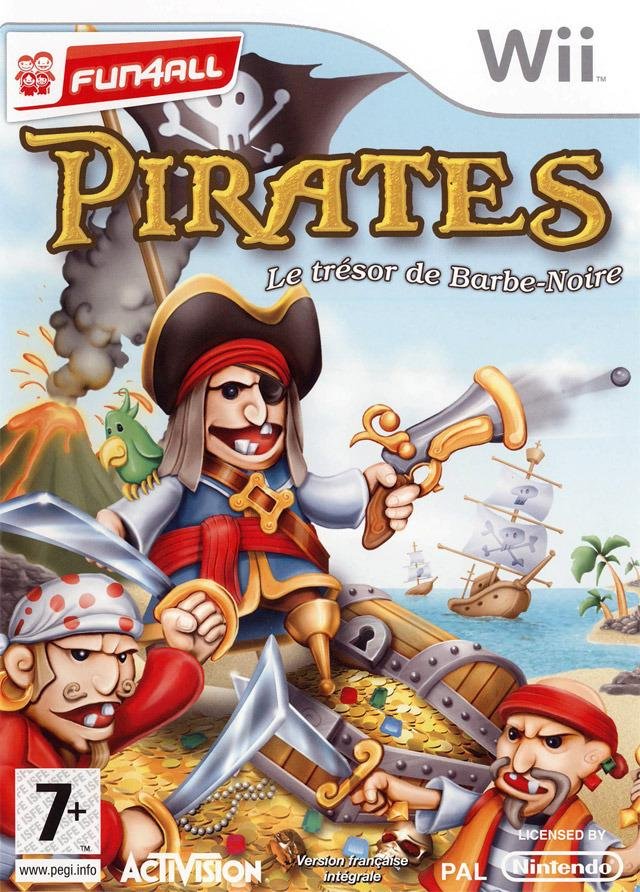 Jeu pirates - le tresor de barbe-noire